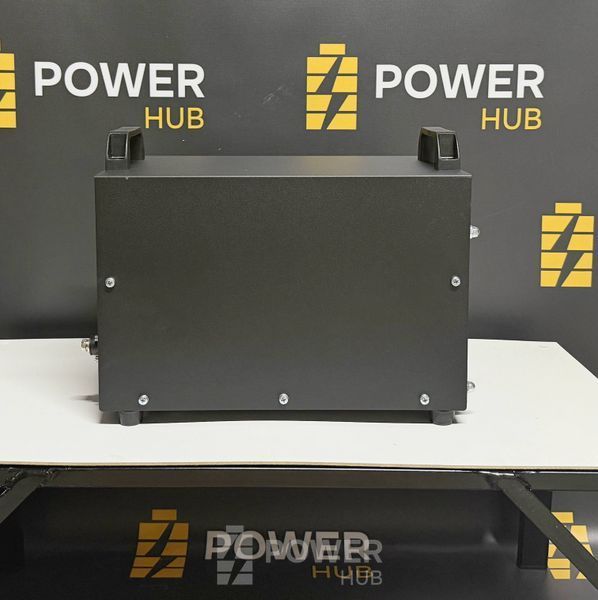 Акумулятор в зборі на 3,6 кВт (3584 Wh) з 4-х комірок LiFePO4 280Ah Grade-A, дисплей 3,2 дюйми і пара прохідних клем DC 200 А BMS 100A (збірка акумуляторна на 3,6 кВт) ручки вгорі  0005 фото