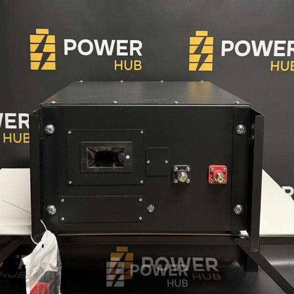 Аккумулятор в сборе на 8 кВт (8040 Wh) с 8 ячеек LiFePO4 314Ah Grade-A, дисплей 3,2 дюйма LCD и пара проходных клемм DC 200 А в квадратном корпусе (сборка аккумуляторная на 8 кВт) 0006 фото