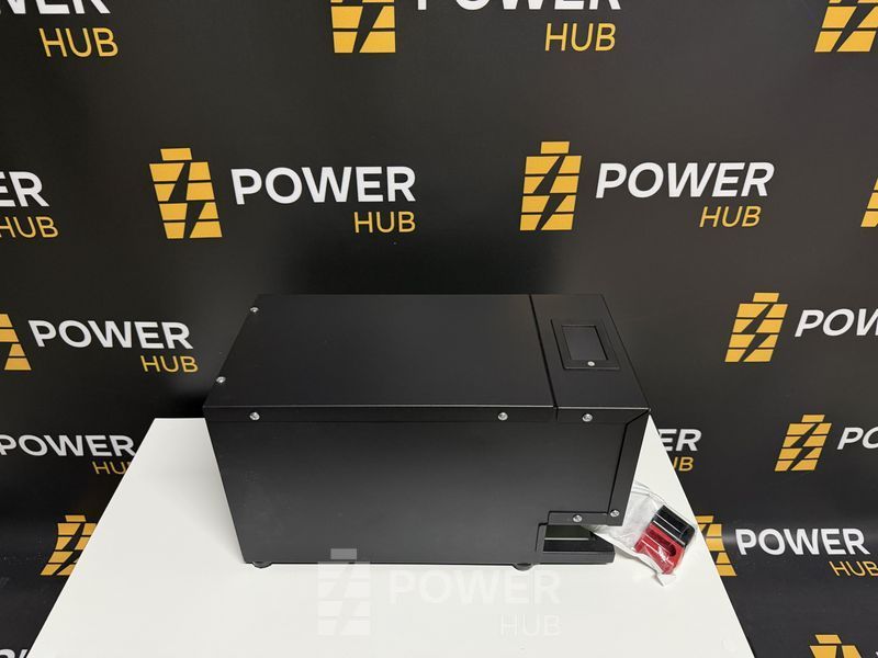 Аккумулятор в сборе на 3,6 кВт (3584 Wh) с 4-х ячеек LiFePO4 280Ah Grade-A, дисплей 3,2 дюйма и пара проходных клемм DC 200 А BMS 200A (сборка аккумуляторная на 3,6 кВт) ручка сбоку 0058 фото